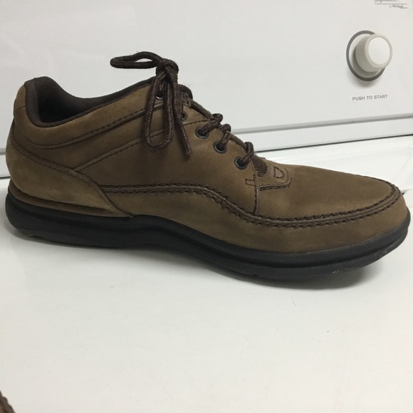 Rockport womens brown leather comfort walking shoes / Like New! - Picture 7 of 15